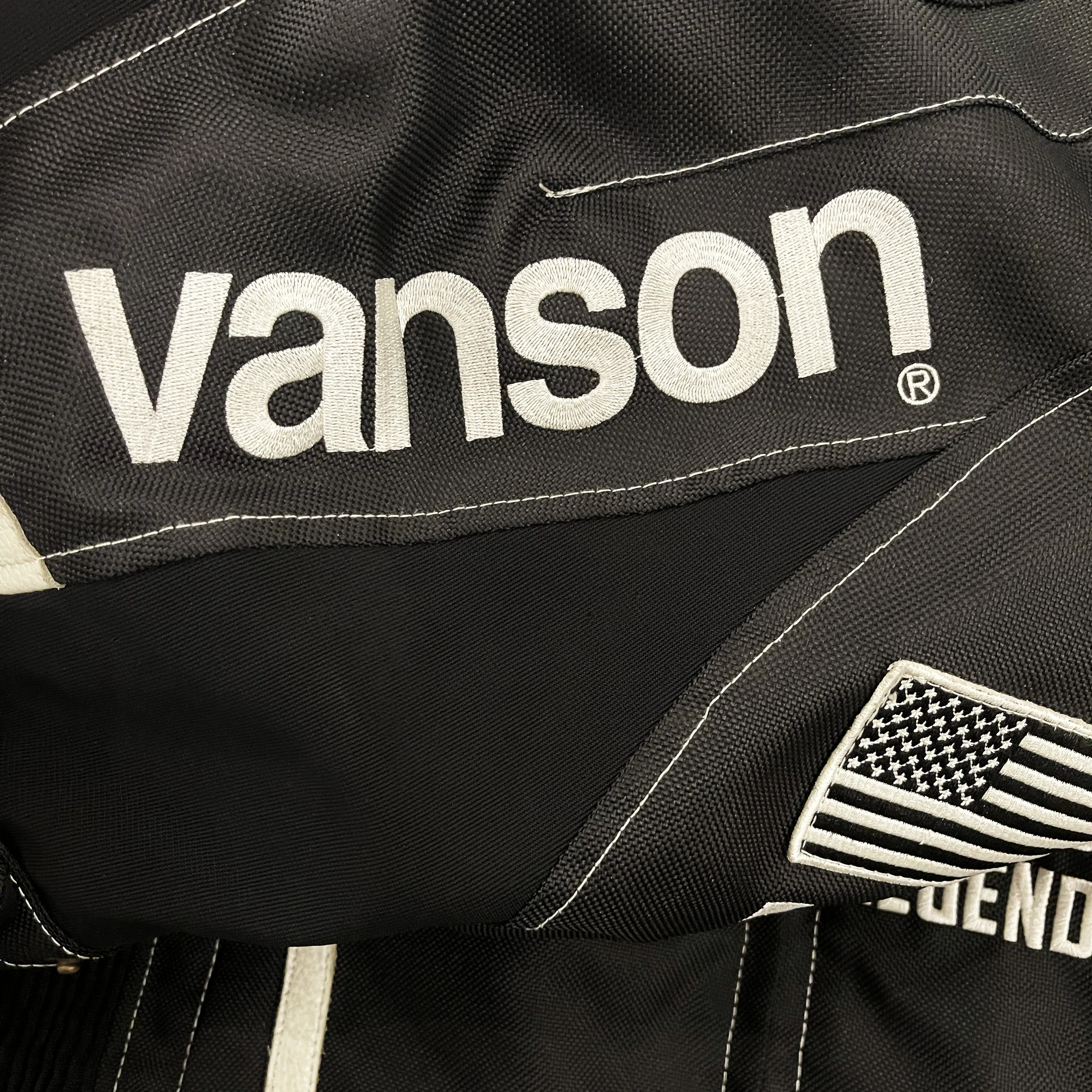 Vanson Leathers Motorcycle Mesh Racer Jacket