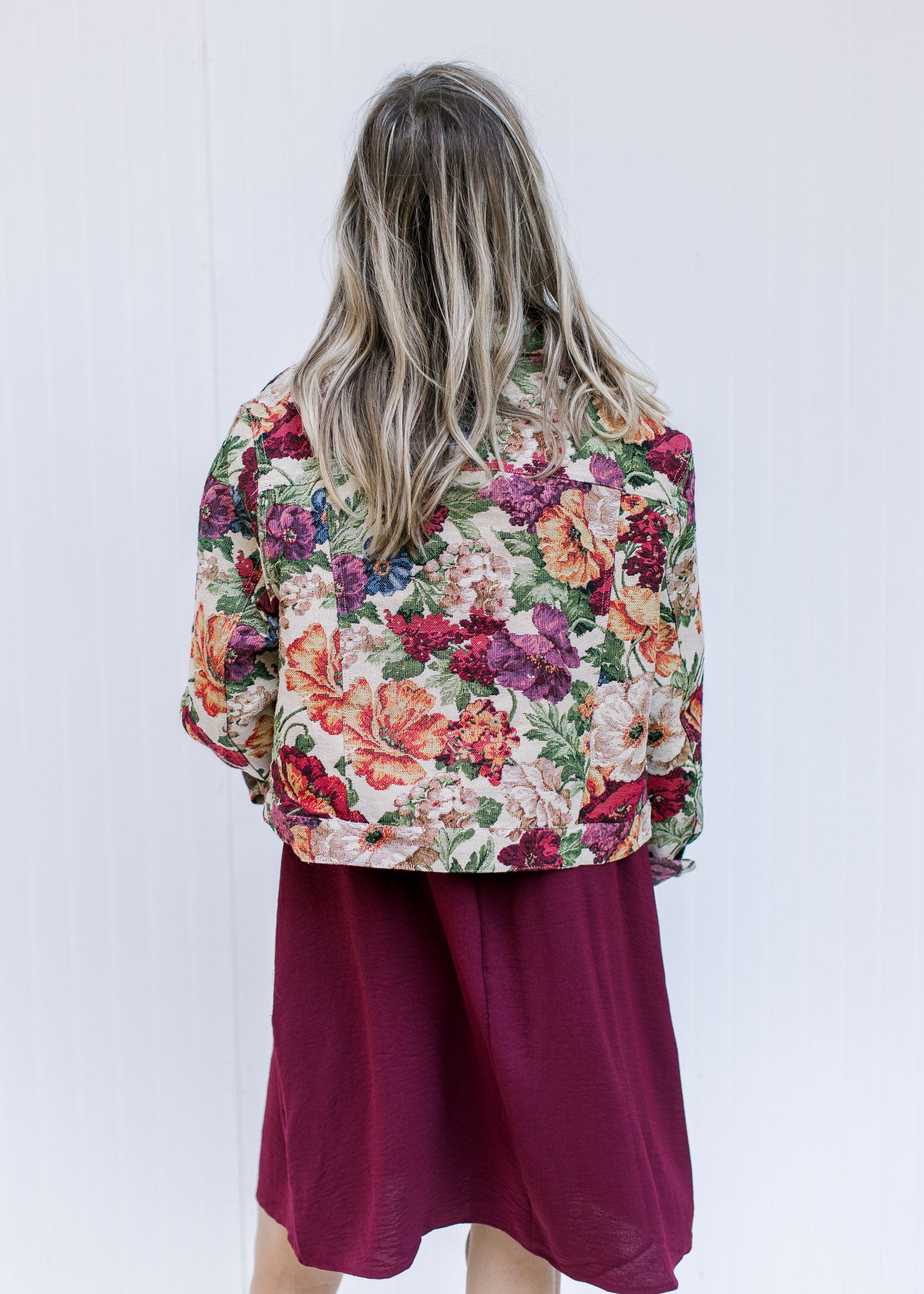 X Floral Tapestry Jacket